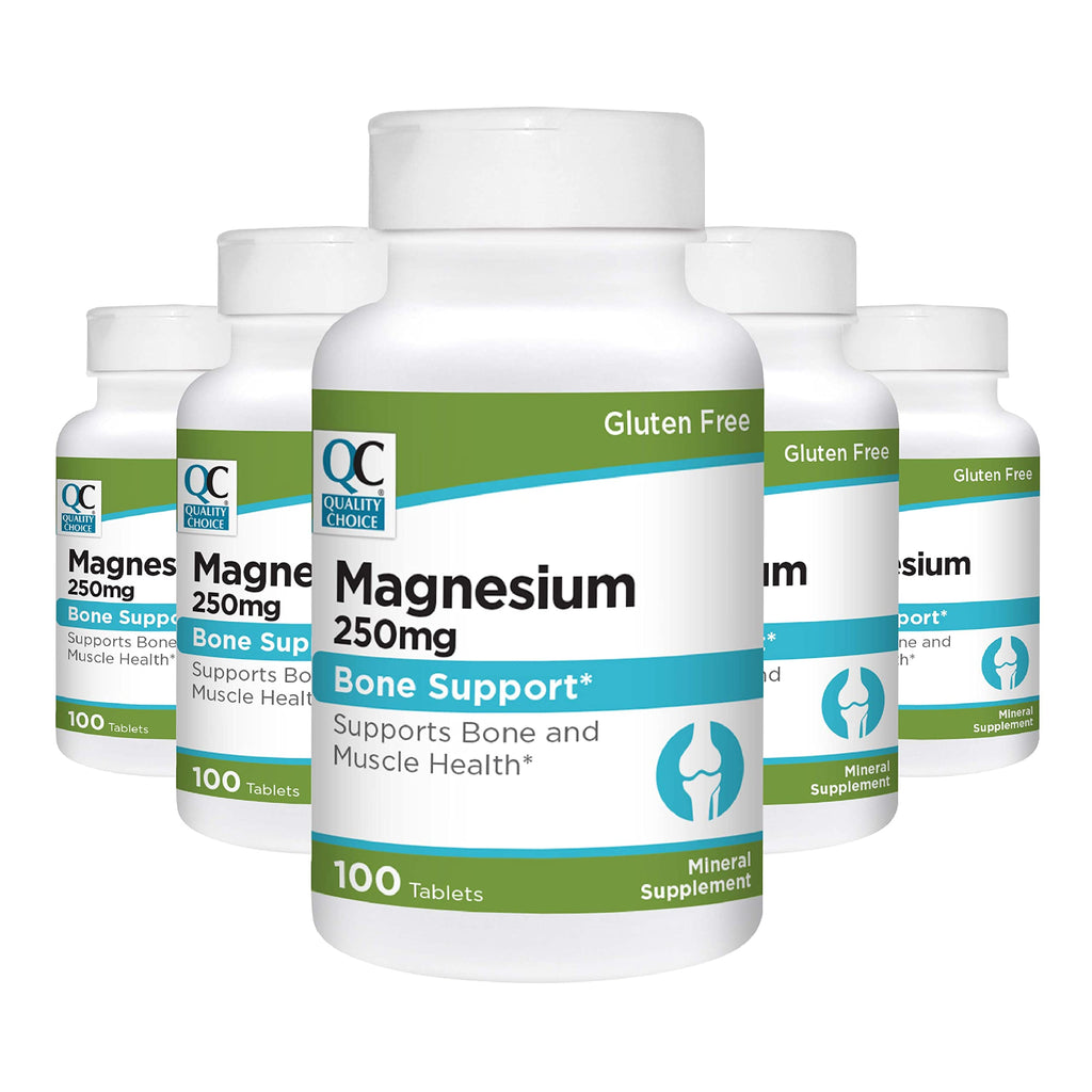 Quality Choice Magnesium Oxide 250 mg Tablets - 100 Count - image 3