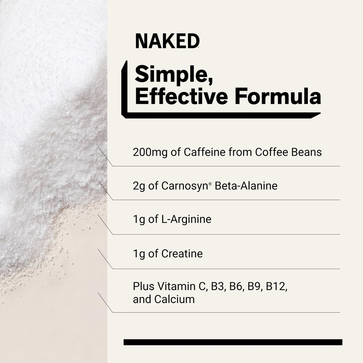 NAKED Citrus Energy Pre-Workout Powder - 30 Servings - image 4