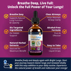 Rejuvica Health Bright Lungs - Lung Detox Support Supplement to Help