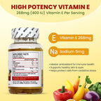 Wins Town Vitamin E Gummies 268mg (400 IU) Vegan - 60 Count - image 3