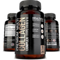 HEALTHYU NUTRITION Multi Collagen Peptides Types I II III V X - 90 Capsules