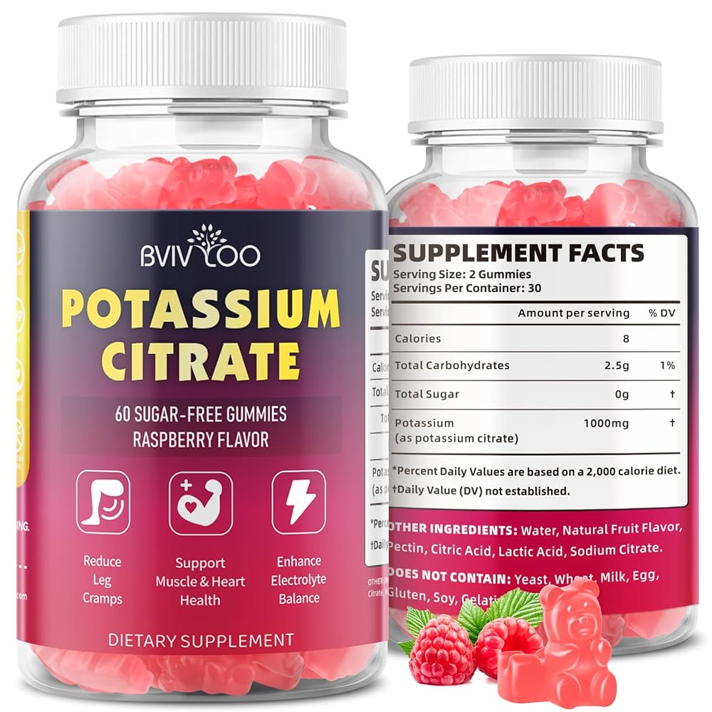 BVIVLOO Potassium Citrate Gummies