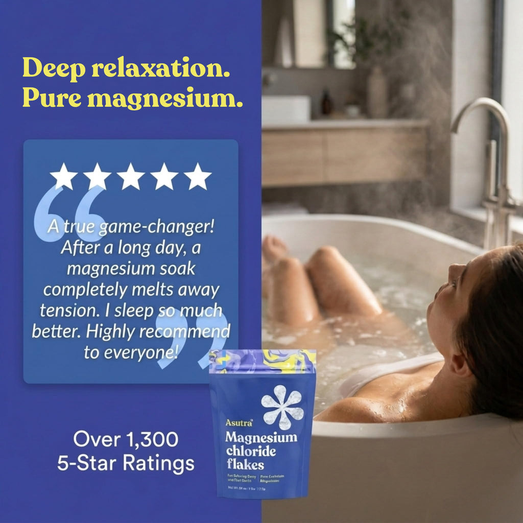 Asutra Magnesium Chloride Flakes for Bath