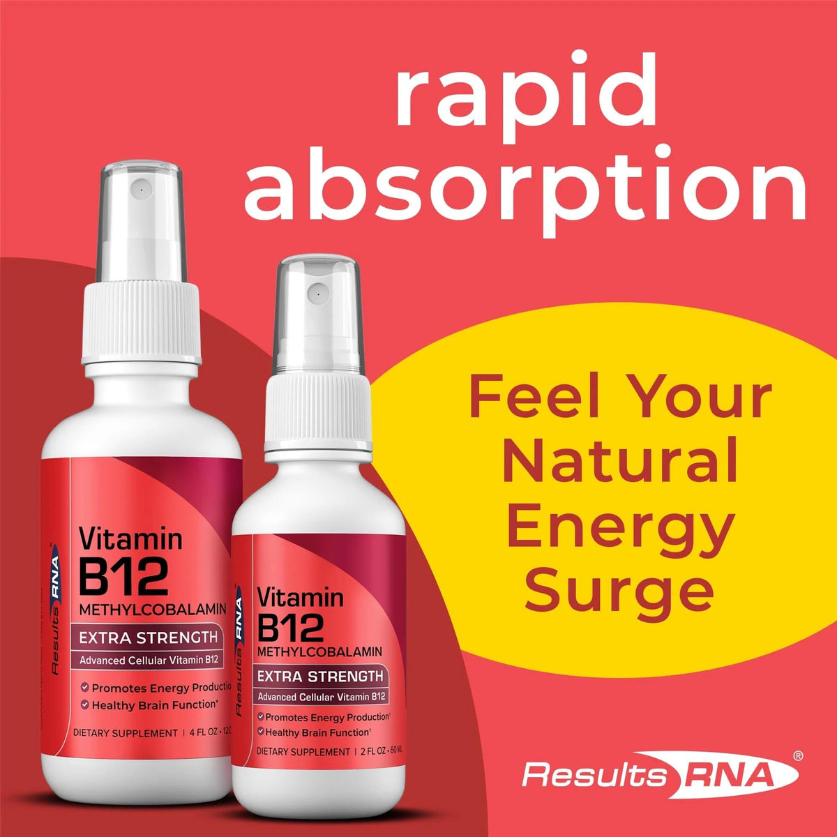 Results RNA Advanced Cellular Vitamin B12 Methylcobalamin - 2 oz - image 2
