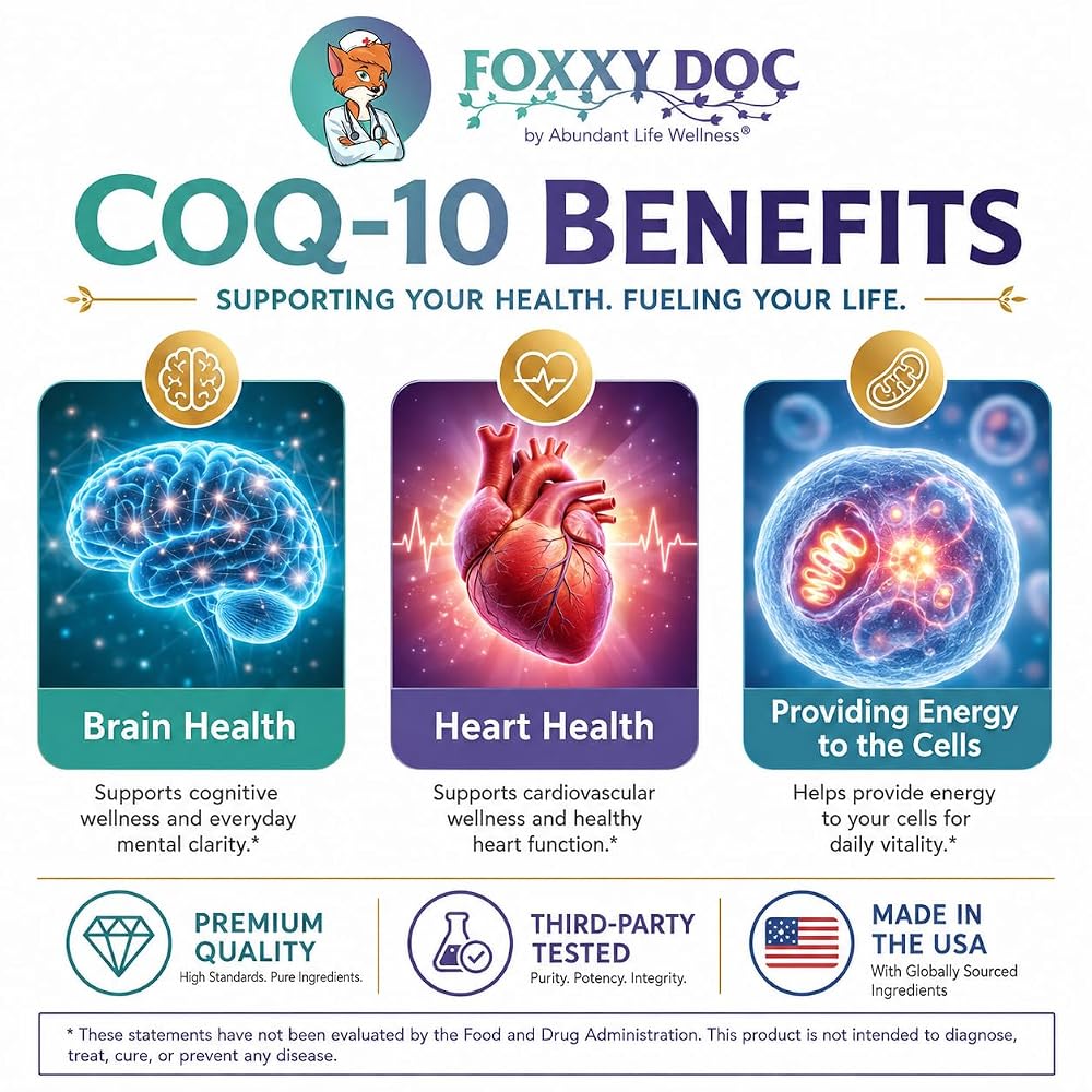 Dr. Valerie Nelson CoQ10 200 mg Heart & Cellular Energy - image 3