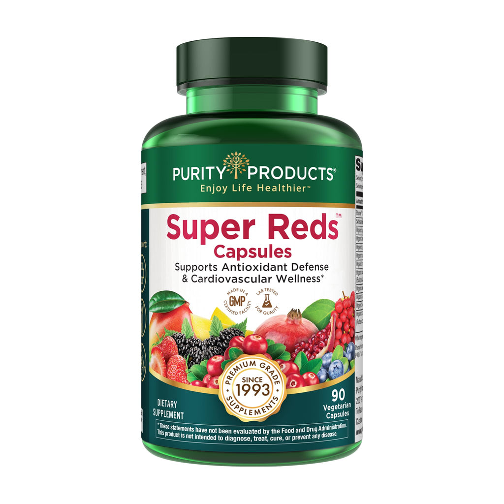 Purity Products Super Reds Capsules Formula - 90 Vegetarian Capsules