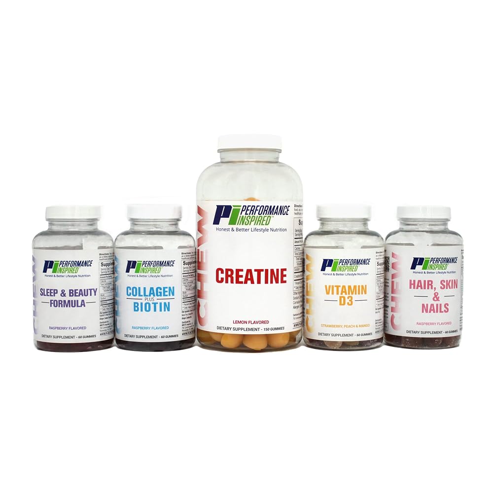 PERFORMANCE INSPIRED Creatine Gummies Lemon 5G - 150 Count - image 6