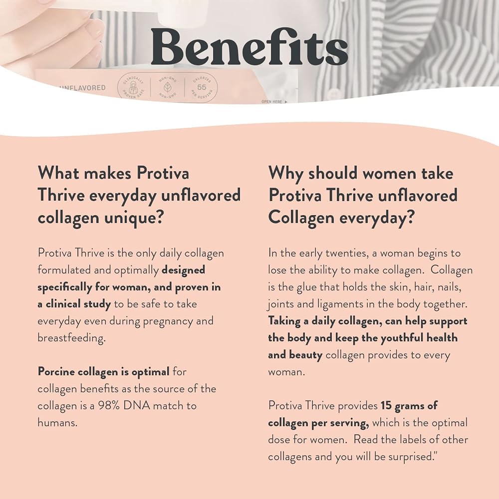 PROTIVA Thrive Collagen Powder for Women - 16 oz - image 7