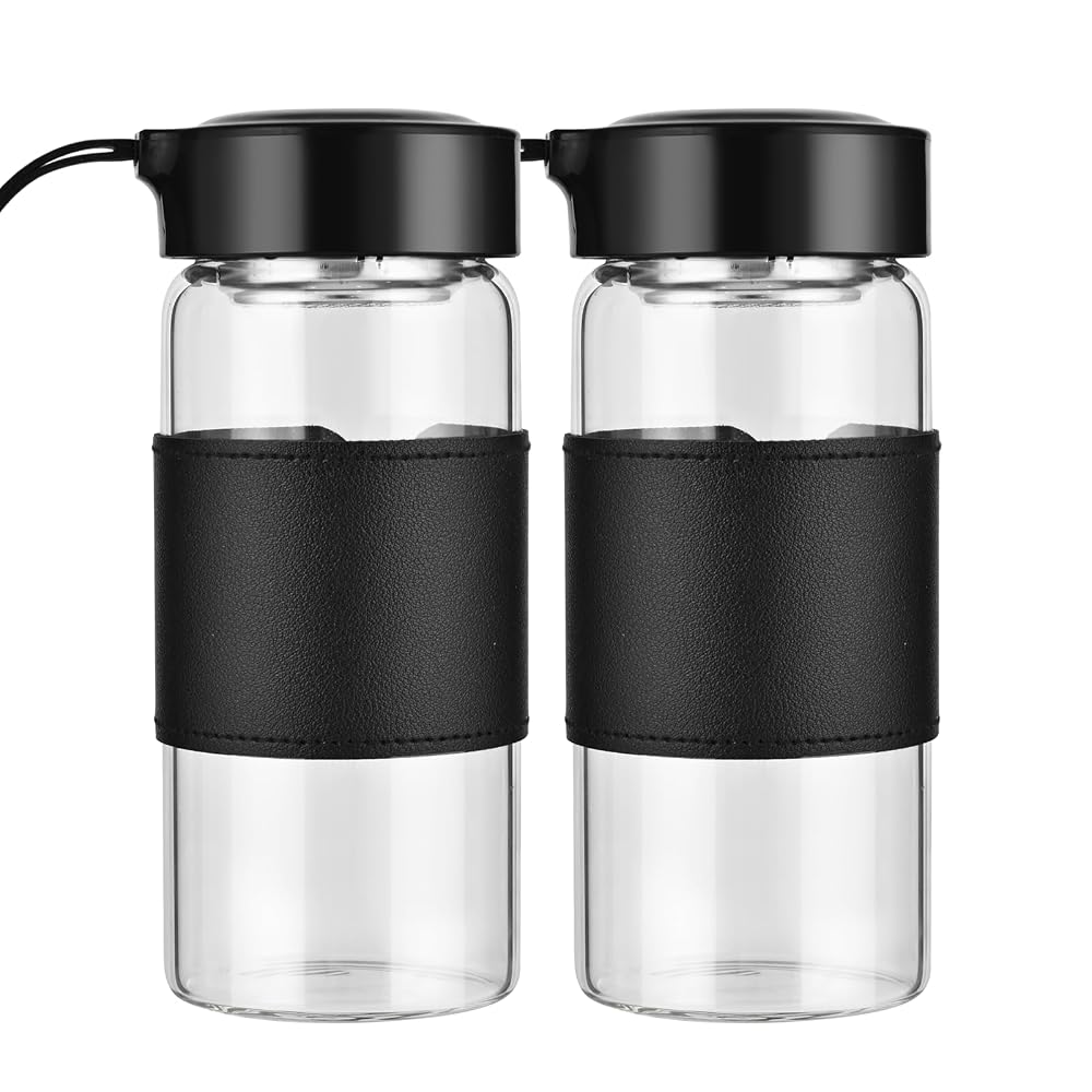 BNCWCQZ Small Glass Shaker Bottle