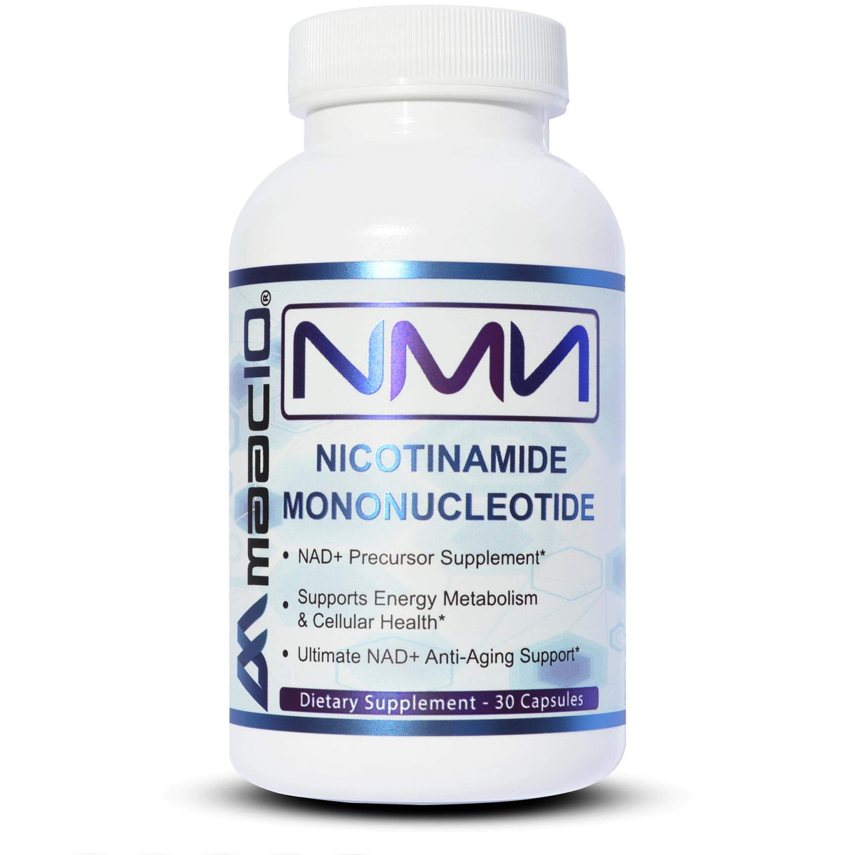 MAAC10 NMN 125mg Pharmaceutical Grade Supplement - 30 Capsules