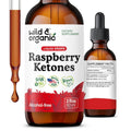 Wild & Organic Raspberry Ketones Extract Tincture - Liquid Raspberry