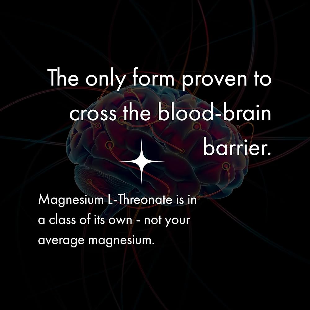 NAOMI Magtein Magnesium L-Threonate 2000mg Brain Support - 60 Capsules - image 4