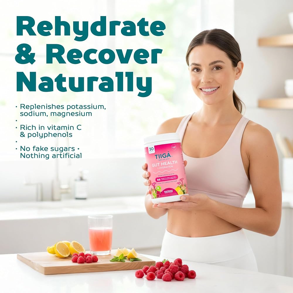 Tiiga Gut Health & Hydration Drink Mix Watermelon - 30 Servings - image 3