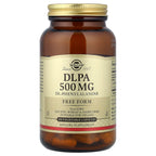 Solgar DLPA 500 mg Free Form Amino Acid - 100 Vegetarian Capsules