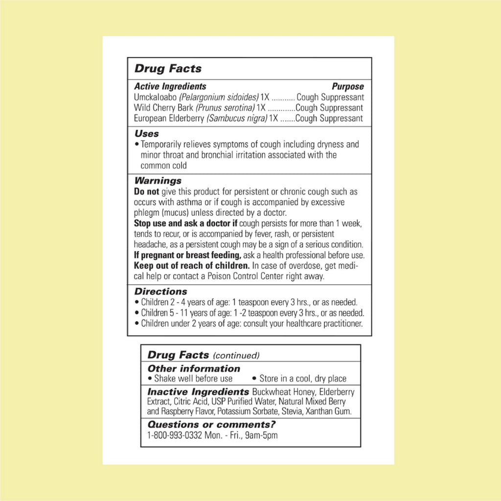 ChildLife Essentials Formula 3 Kids Cough Syrup, Berry - 4 Fl Oz - image 2