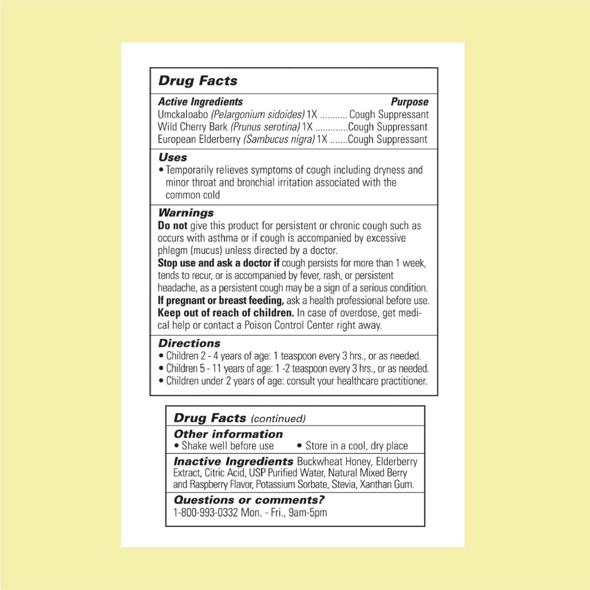 ChildLife Essentials Formula 3 Kids Cough Syrup, Berry - 4 Fl Oz - image 2