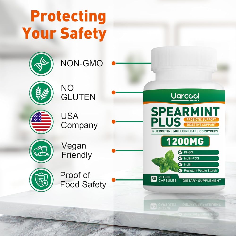 Uarcool Spearmint Plus Supplement 1200mg - 60 Softgels - image 5