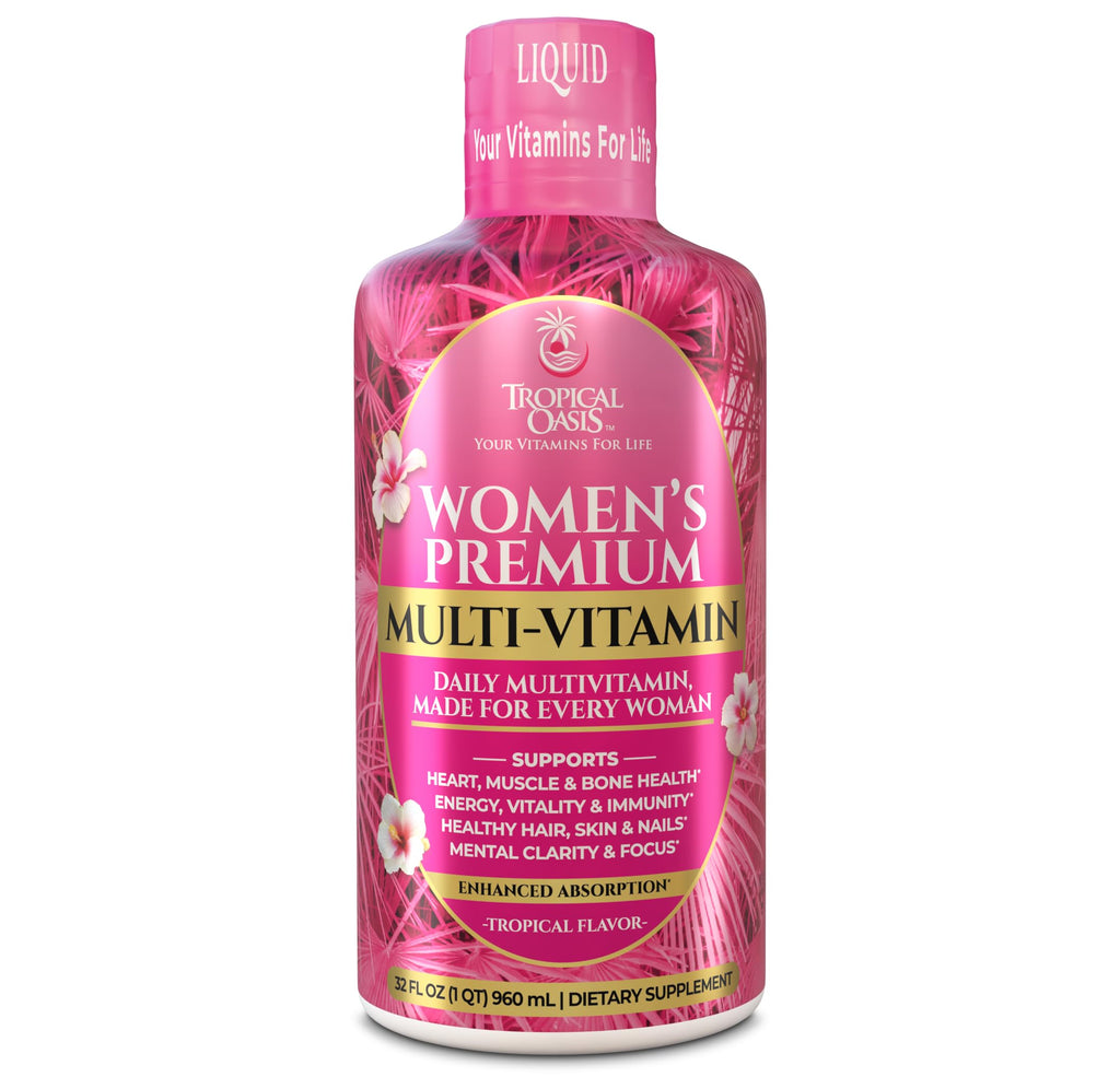 Tropical Oasis Women's Liquid Multivitamin - 32 Fl Oz