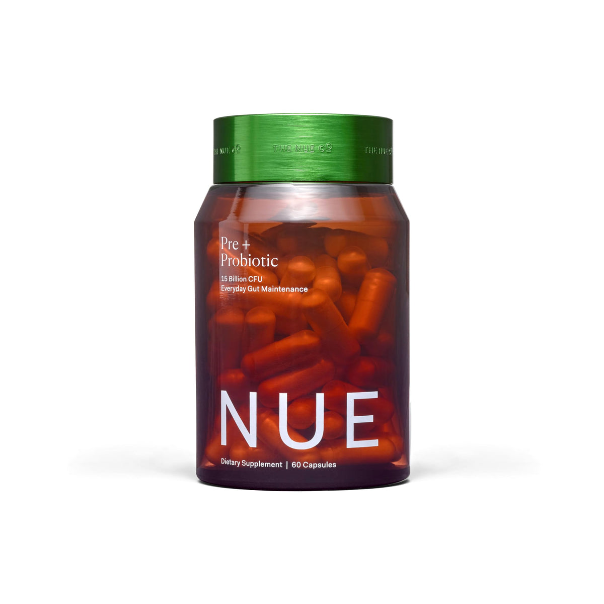The Nue Co. Pre + Probiotic Supplement Synbiotic - 60 Capsules