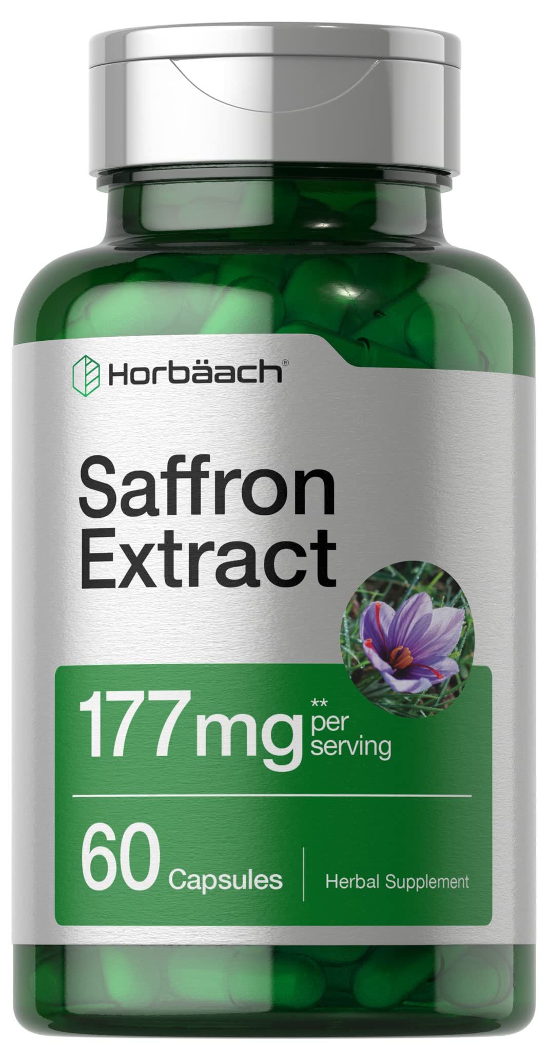 Horbäach Saffron Extract Capsules - 60 Capsules