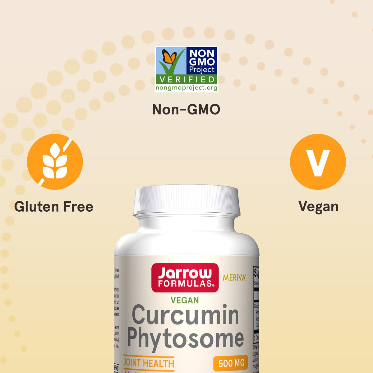 Jarrow Formulas Curcumin Phytosome 500 mg Joint Support - 60 Capsules - image 5