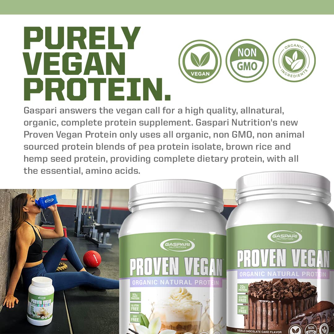 Gaspari Nutrition Proven Vegan Protein Powder - 2 lbs - image 3