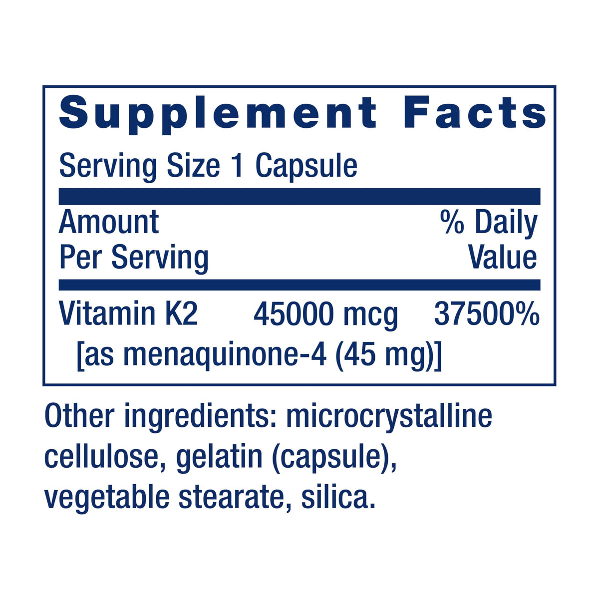 Life Extension Mega Vitamin K2 45 mg - 30 Capsules - image 3