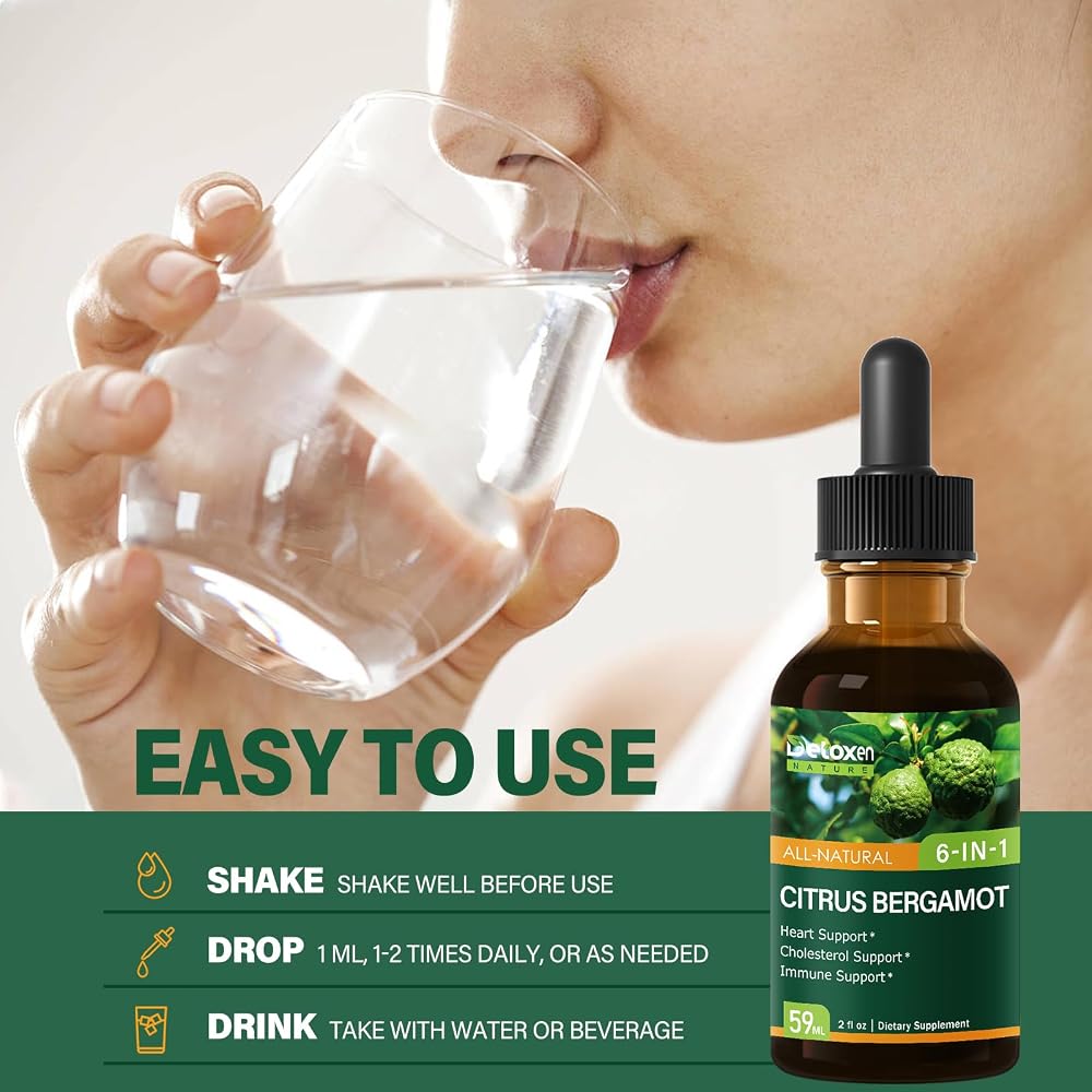 DetoxenNATURE Citrus Bergamot Exrtact Supplement for High Cholesterol. - image 5