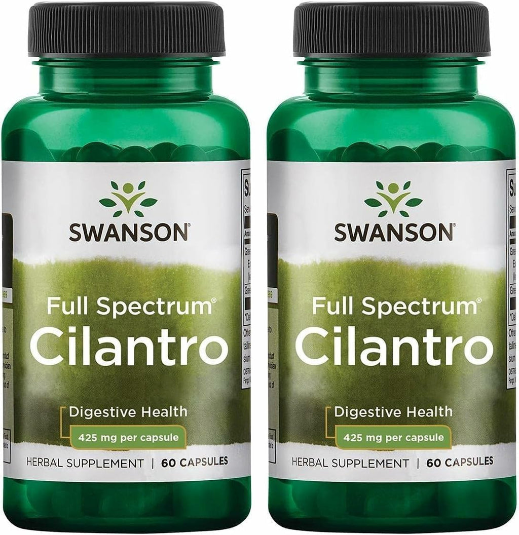 Swanson Full Spectrum Cilantro (Coriander), 425 mg, 60 Capsules