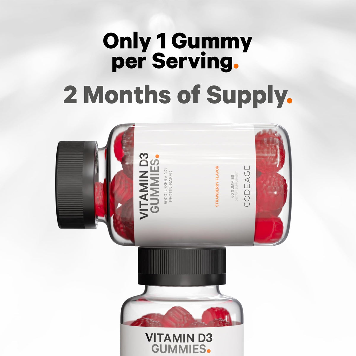 Codeage Vitamin D3 5000 IU Gummies - 60 Gummies - image 5