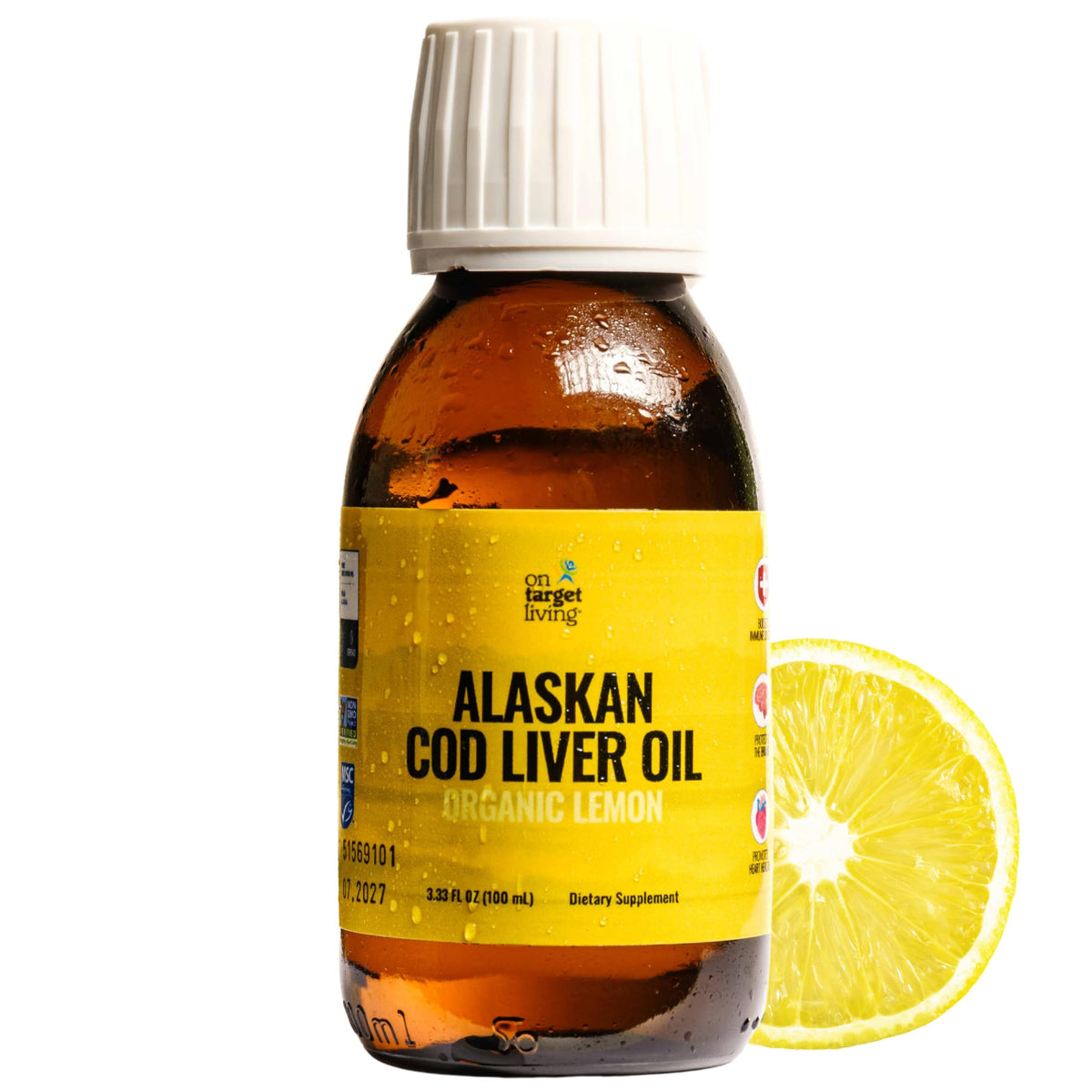 On Target Living Alaskan Cod Liver Oil