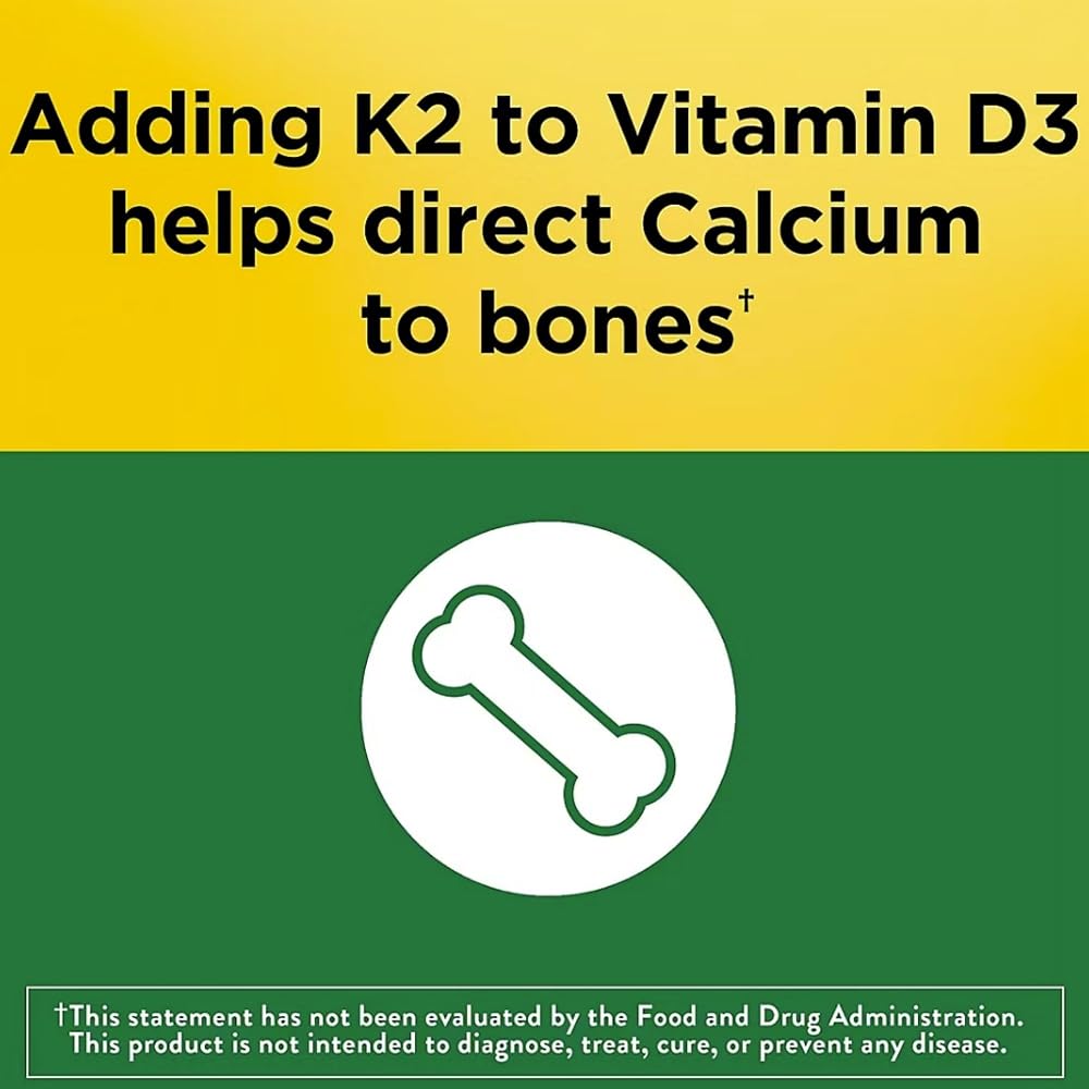 Nature Made Vitamin D3 K2