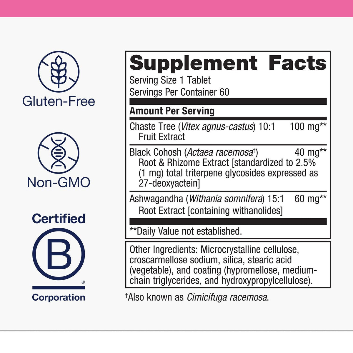 Metagenics Chasteberry Plus Vitex for PMS Support - 60 Tablets - image 4