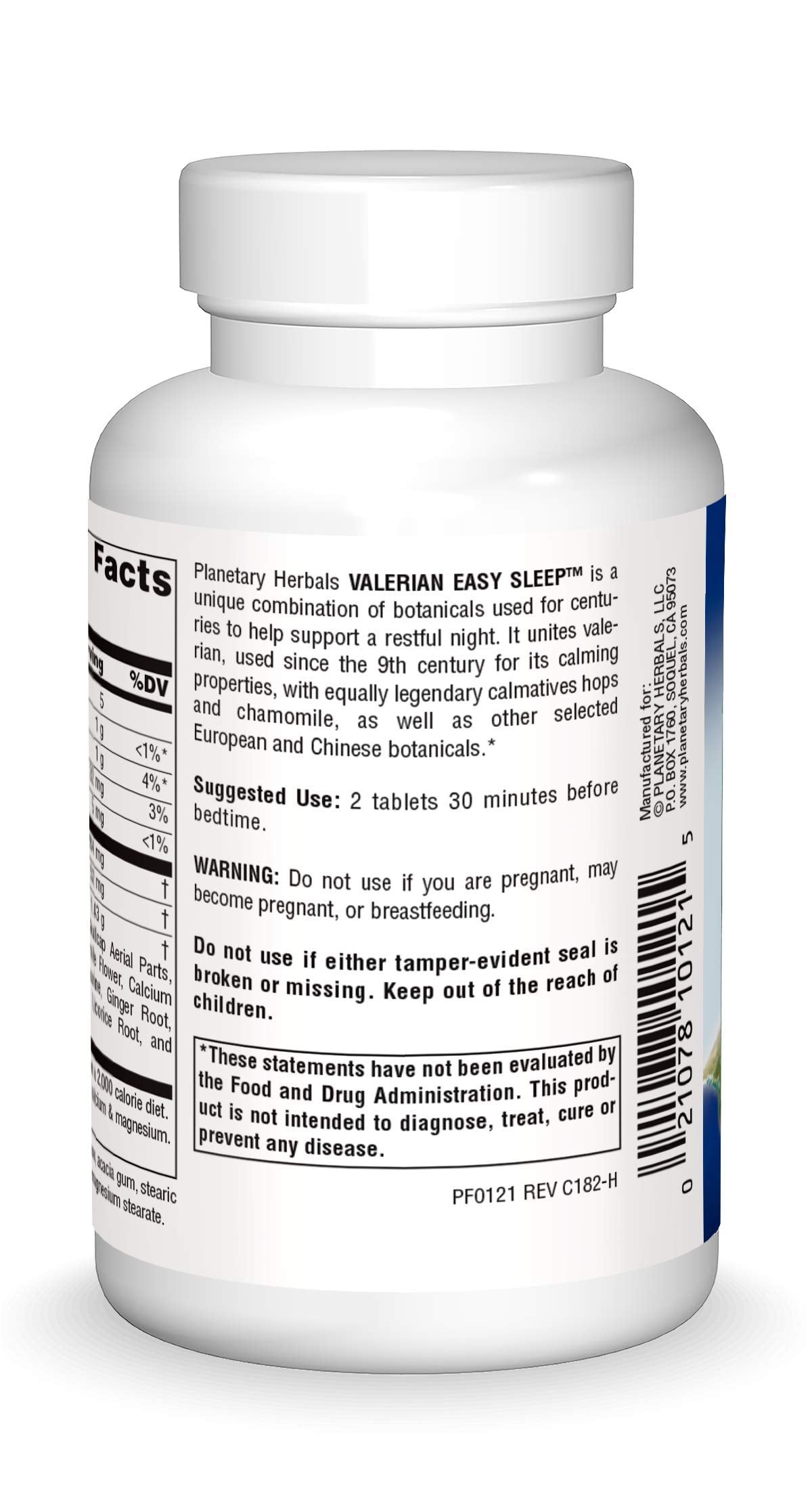 Planetary Herbals Valerian Easy Sleep Tablets - 60 Count - image 2