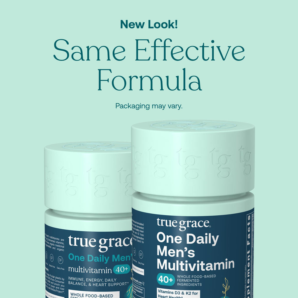 True Grace Men's 40+ One Daily Multivitamin Fermented Minerals