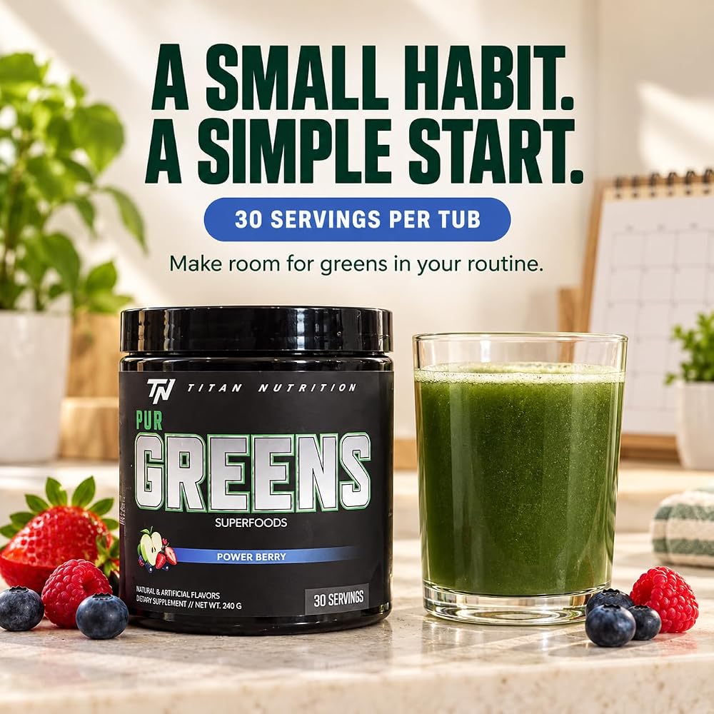 Titan Nutrition Purgreens Power Berry - 8.4 oz - image 7