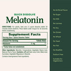 Nature's Bounty Melatonin 3 mg Quick Dissolve Tablets - 240 Count - image 3