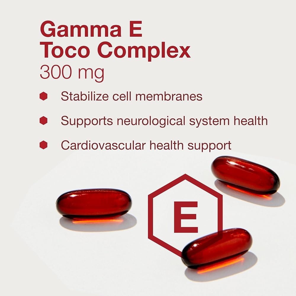 PROTOCOL FOR LIFE BALANCE Gamma E Toco Complex 300 mg - 90 Softgels - image 4