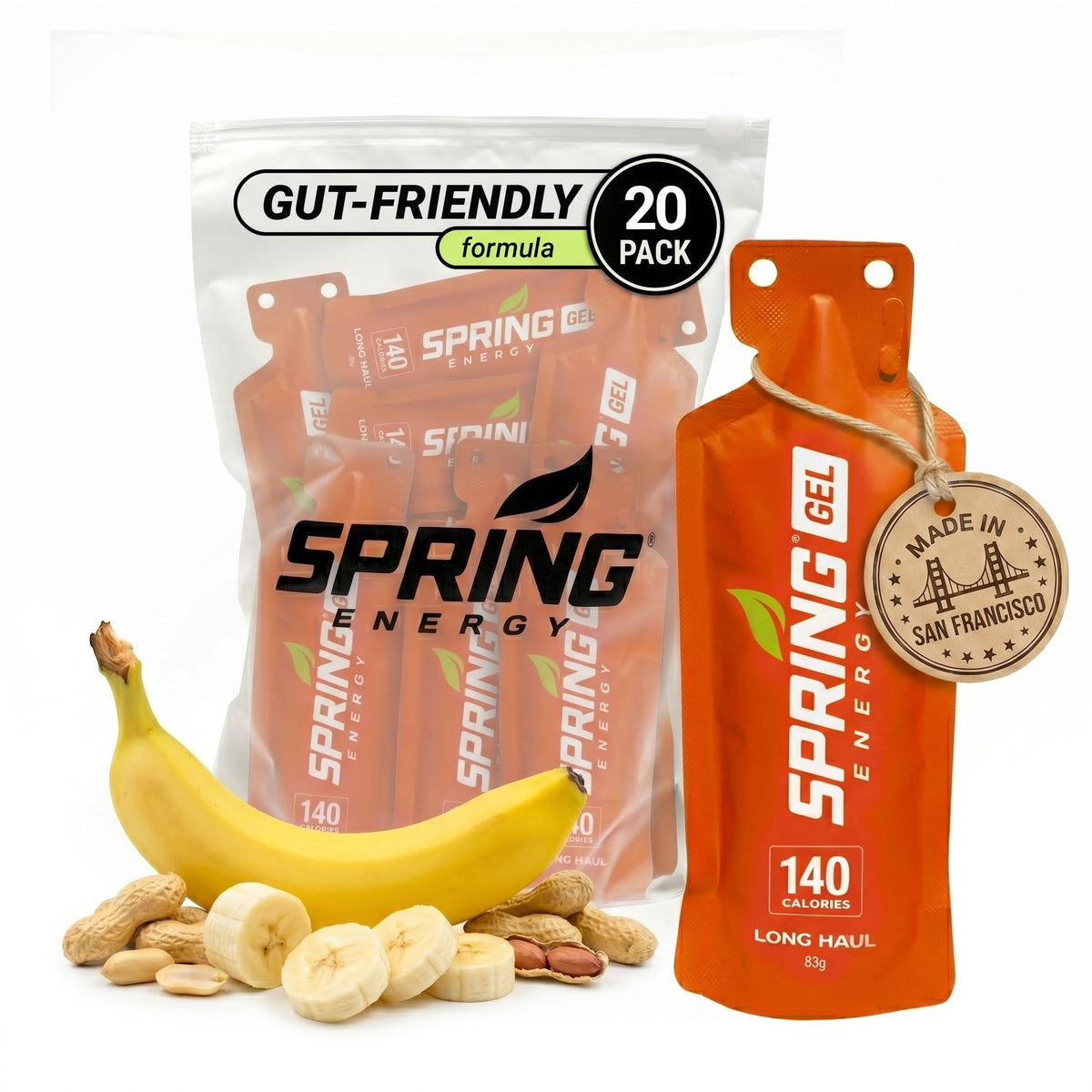 SPRING Energy Real Food Energy Gel - Wholesome