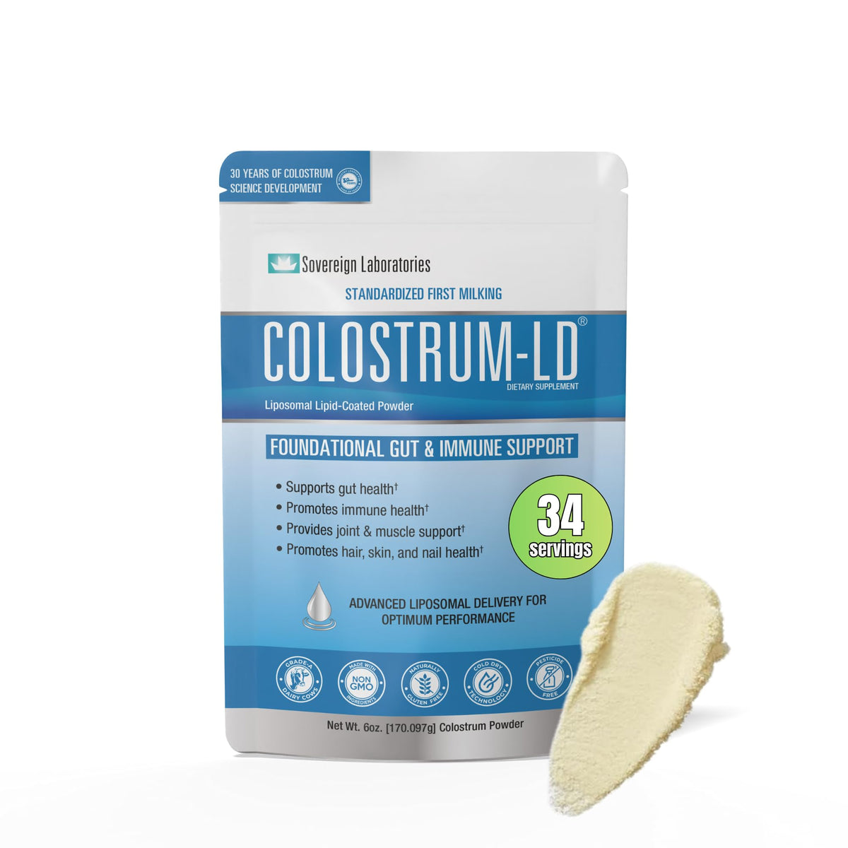 Colostrum-LD Liposomal Powder Unflavored - 6 oz