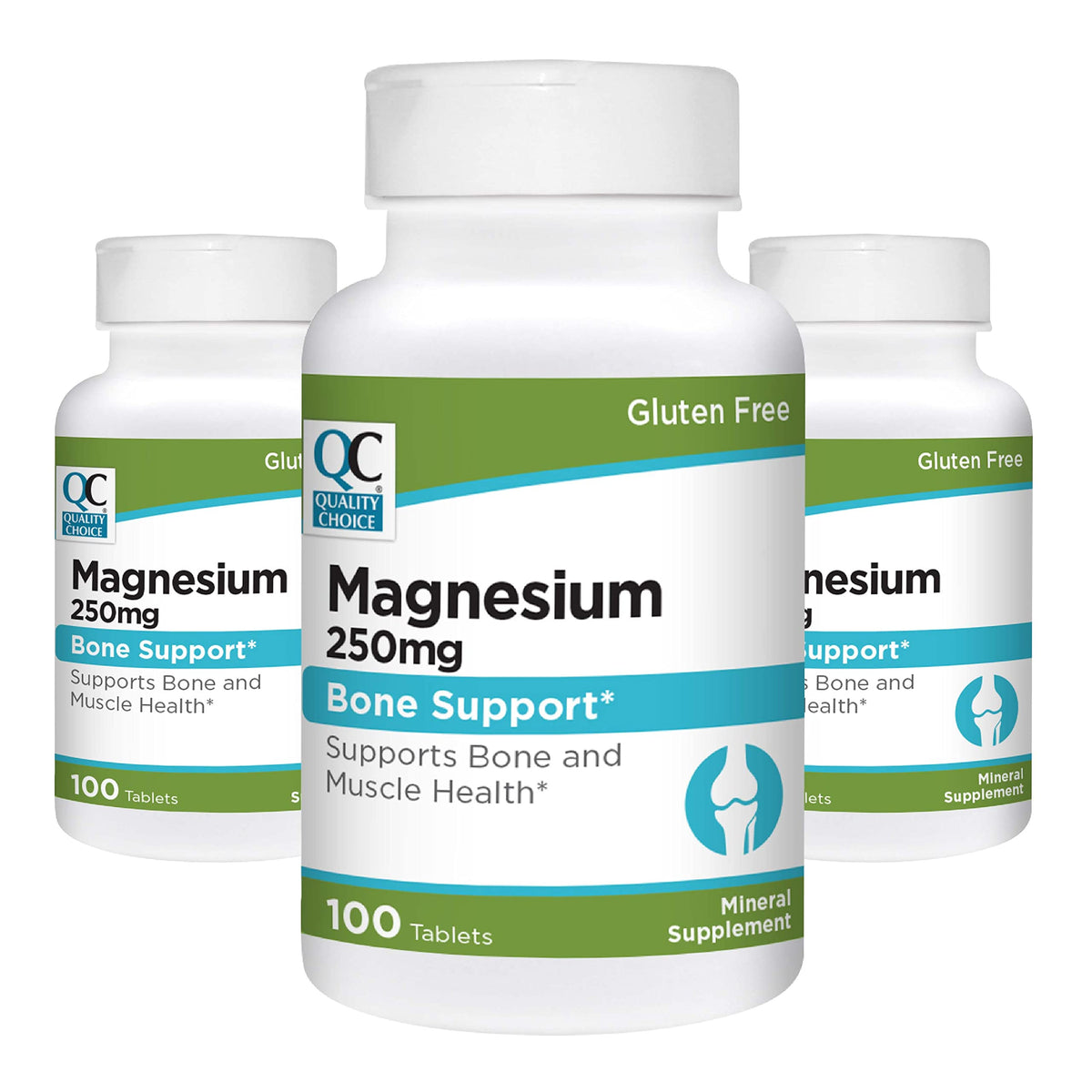 Quality Choice Magnesium Oxide 250 mg Tablets - 100 Count - image 2