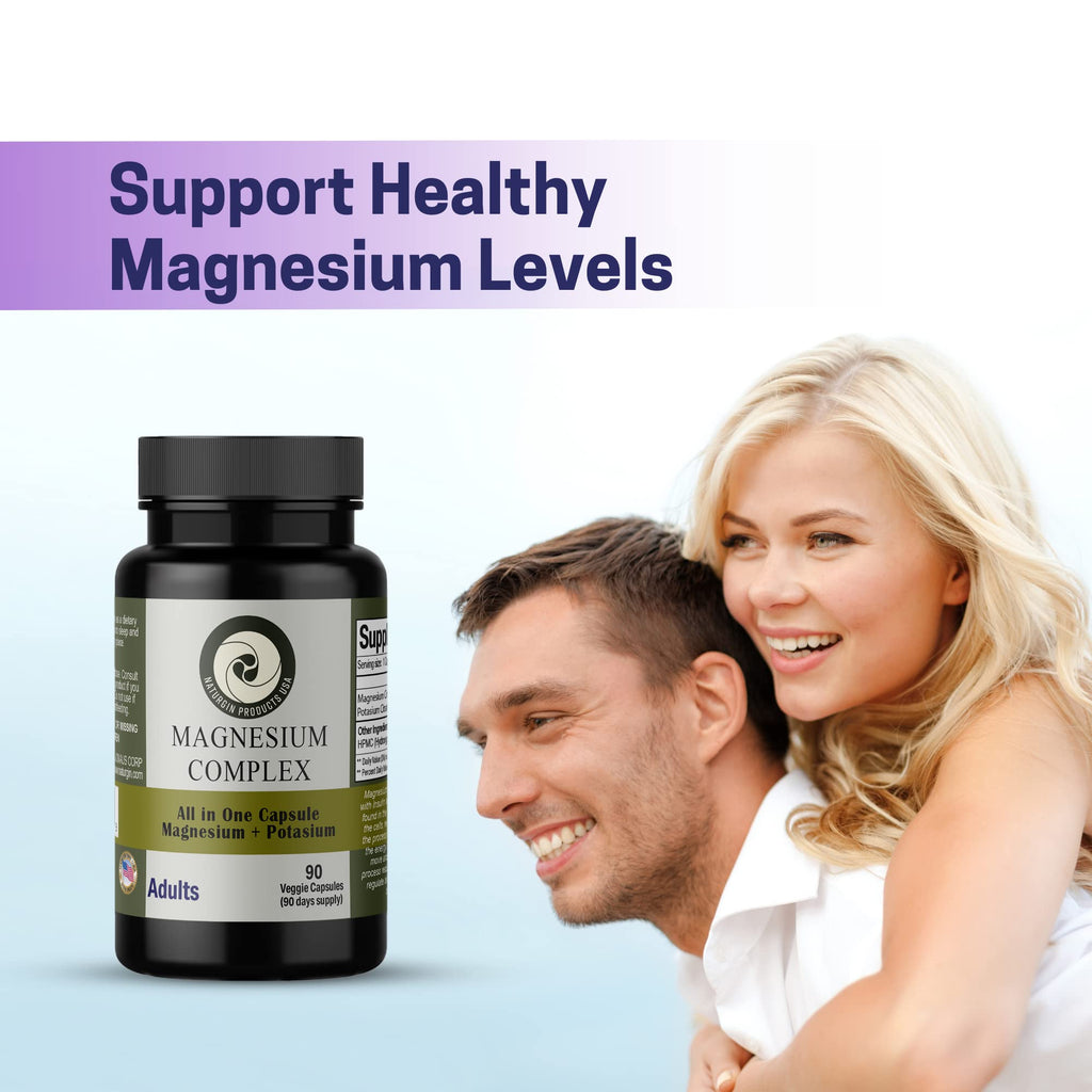 NATURGIN Magnesium Complex Citrate + Potassium - 90 Capsules - image 5