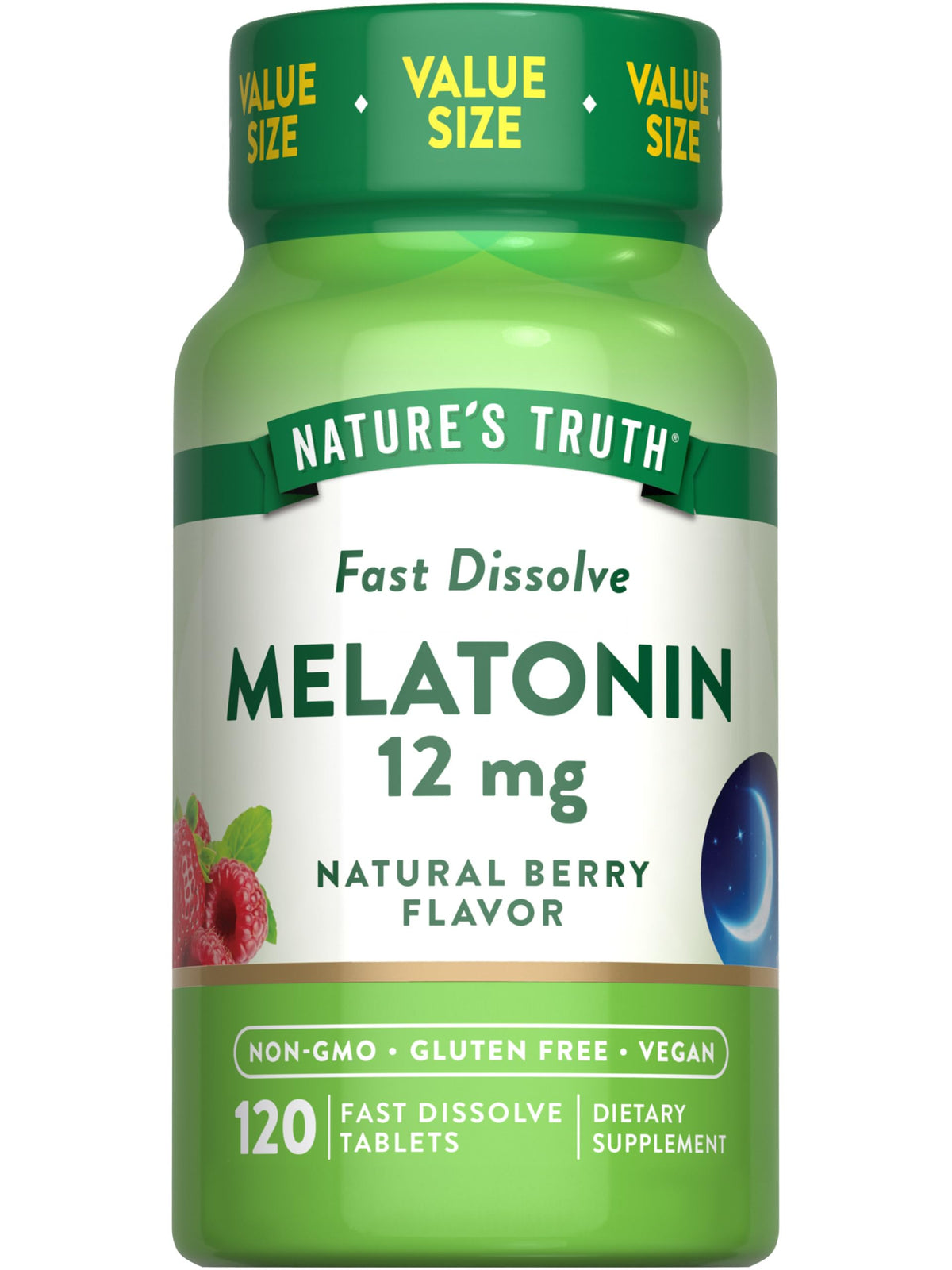 Nature's Truth Melatonin 12mg Tablets - 120 Count