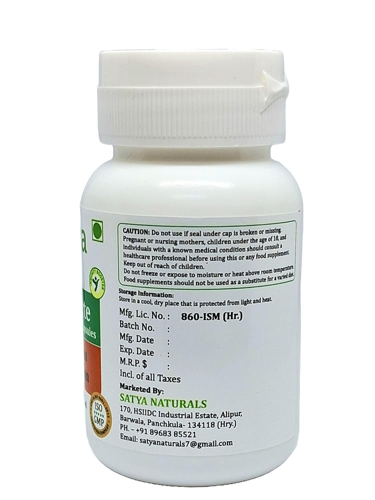 Satya Naturals Garlic Forte Capsules 500 mg. 60 Veg. Capsule