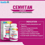 Dharma Healthvit Cenvitan Women Multivitamin with 26 Nutrients - 60 Tablets - image 5