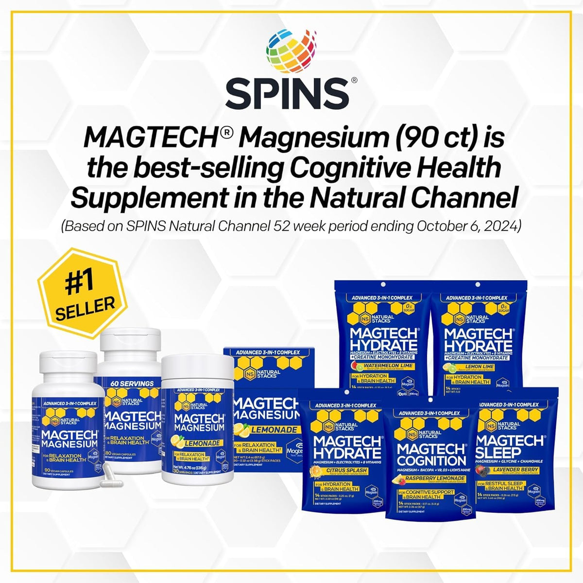 Natural Stacks MagTech Magnesium Complex - 180 Capsules - image 9