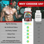 TyRengss Testosterone Booster for Men - 60 Capsules - image 5