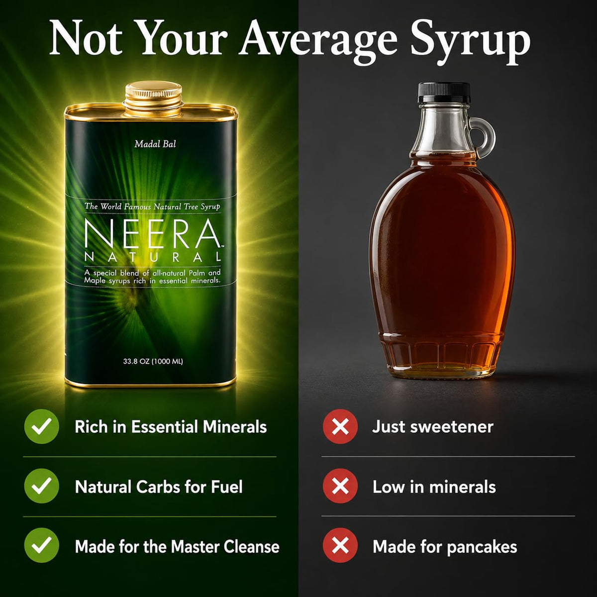 Neera Natural Madal Bal Master Cleanse Syrup - 33.8 FL OZ - image 2