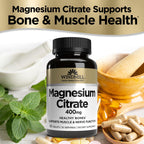 Windmill Magnesium Citrate 400 mg Tablets - 60 Count - image 4