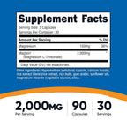Nutricost Magtein Magnesium L-Threonate 2000mg - 90 Capsules - image 2